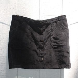 Corduroy Mini Skirt